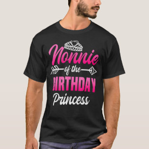 Camiseta Nonnie Of Birthday Princess Party Bday Celebra