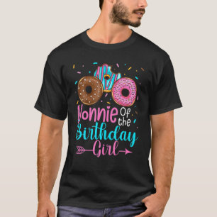 Camiseta Nonnie Of The Birthday Girl Party Family Mat