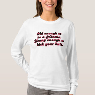 Camiseta Nonnie velho bastante