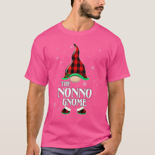 Camiseta Nonno Gnome Xadrez de Búfalo Correspondente Grupo 