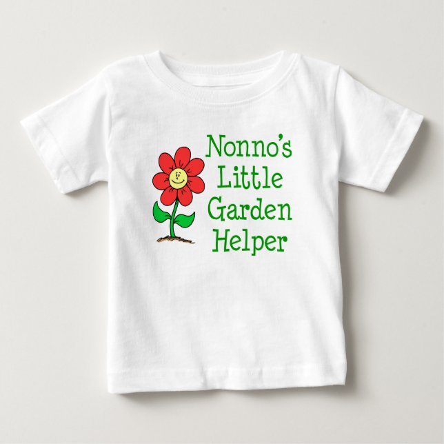 Camiseta Nonno's Little Garden Helper (Frente)
