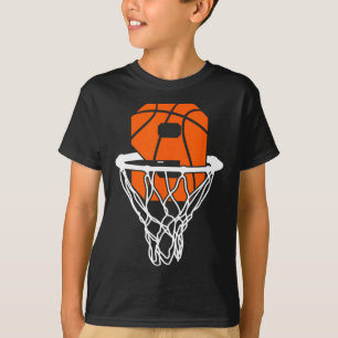 Camiseta Nono Aniversário Basquete Nove Anos Rapazes De 9 A