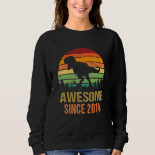 Camiseta Nono Aniversário Dinossauro 9 Anos Meninos Impress
