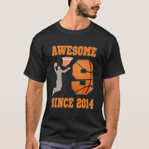Camiseta Nono Aniversário Espetacular Desde 2014 Basquete 9