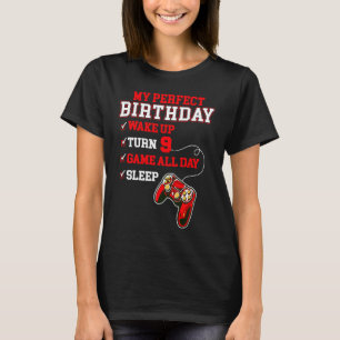 Camiseta Nono Aniversário Gamer Para Jogo Perfeito De Menin