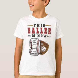 Camiseta Nono Aniversário Presente Jogador de Beisebol de 