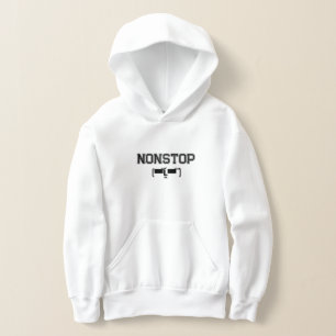 Camiseta NONSTOP Gym Motivation Hoodie T Shirt
