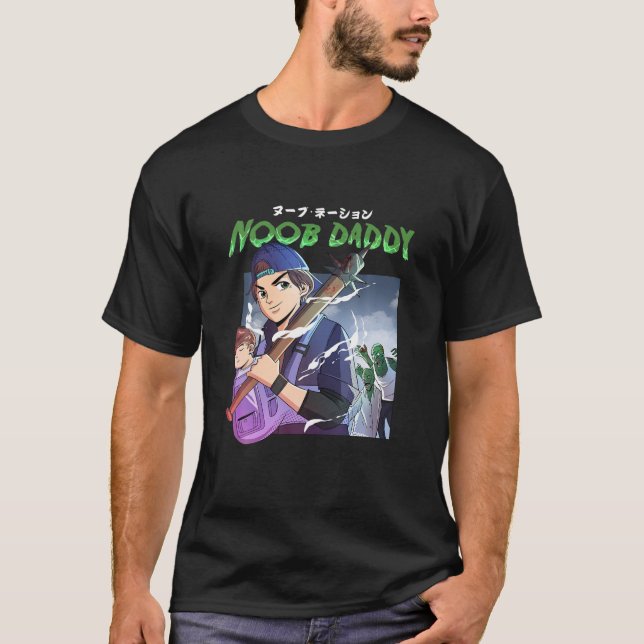 Camiseta Noob Pai Zombie Apocalypse Tee (Frente)