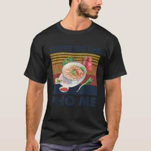 Camiseta Noodle de Comida vietnamita Você é o único para mi