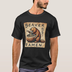 Camiseta Noodles De Arte Em Cavernas Japonesas Sobre A Vida