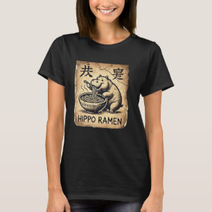 Camiseta Noodles De Arte Em Cavernas Japonesas Sobre A Vida