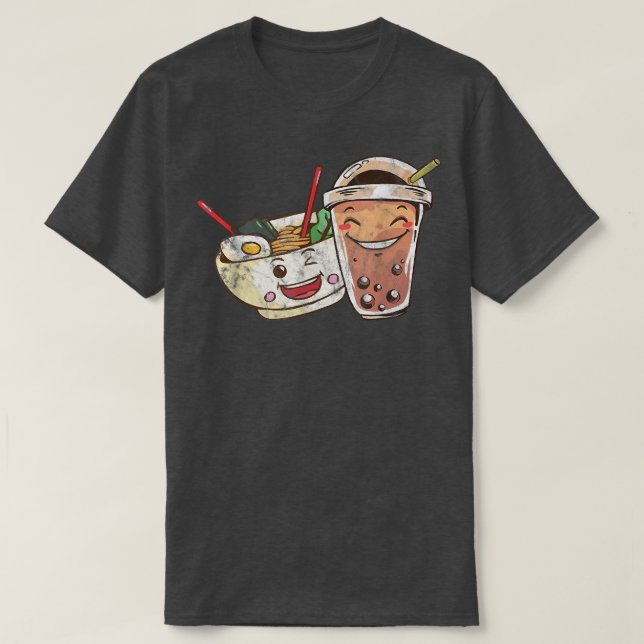 Camiseta Noodles Kawaii Japonês Anime T Ramen Fan (Frente do Design)