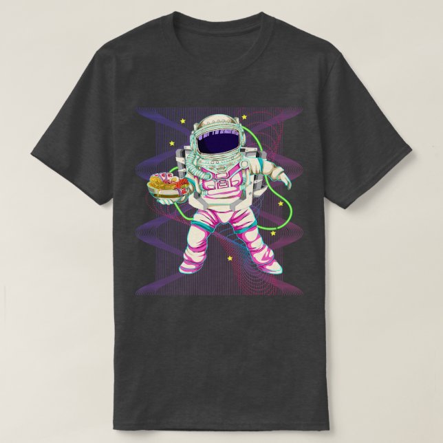 Camiseta Noodles Ramen Japoneses Synthwave Retro Vaporwave  (Frente do Design)