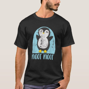 Camiseta Noot Noot Pinguim Engraçado Som de Pássaro Natal I