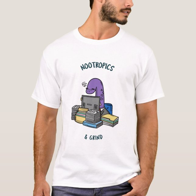 Camiseta Nootrópicos & Modo Foco Grind (Frente)