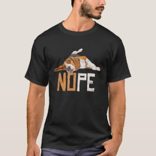 Camiseta Nope Beagle Dog Puppy Pet Animal Pet Pöw