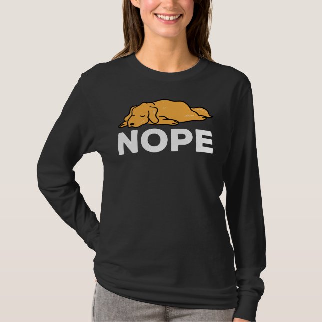 Camiseta Nope Labrador Retriever (Frente)