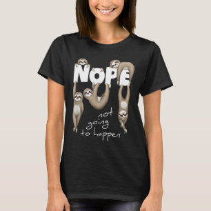 Camiseta Nope Lazy Chill Out Day Cute Slot Roupa