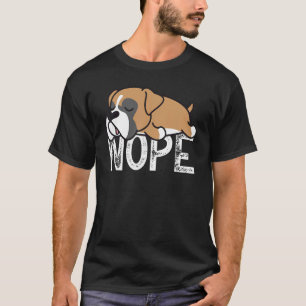 Camiseta Nope Lazy English Buldogue Dog