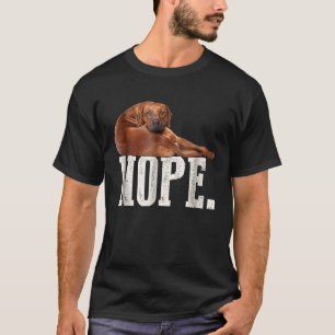 Camiseta Nope Ridgeback Dog Ridgeback, preguiçoso