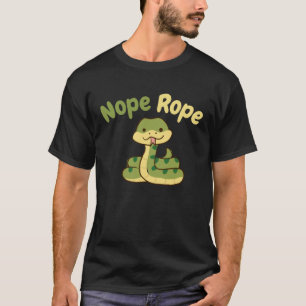 Camiseta Nope Rope Cobra réptil