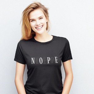 Camiseta Nope Yep Minimalist Dual Color