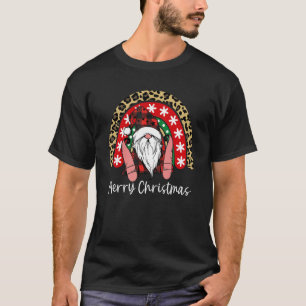 Camiseta Nordec Red Puffalo Xadrez Gnomo Natal Rainbow 2