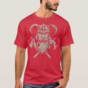 Camiseta Nordeste Guerreiro Viking Helmet Nórdico