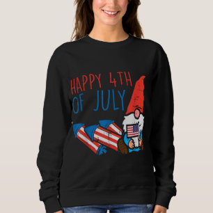 Camiseta Nordic Gnomo US Flag Happy 4 De Julho Garden Patr