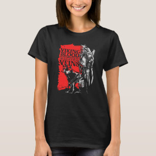 Camiseta Nordic Mythology O Sangue Nórdico de Viking atrave