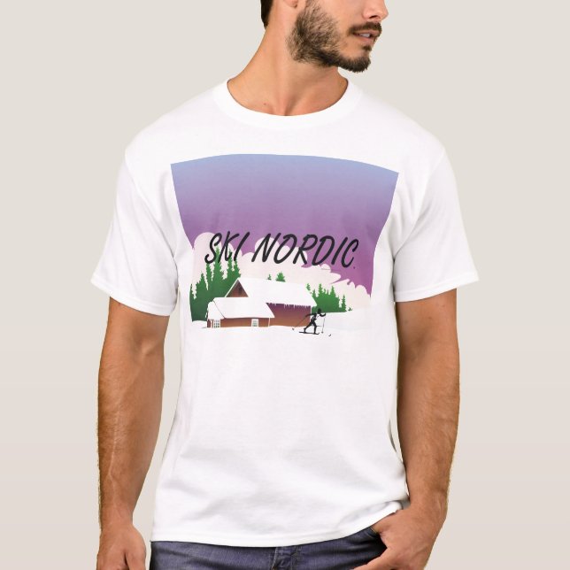 Camiseta Nordic SUPERIOR do esqui (Frente)