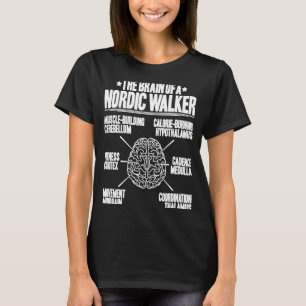 Camiseta Nordic Walker Cérebro Típico Caminhada Nórdica