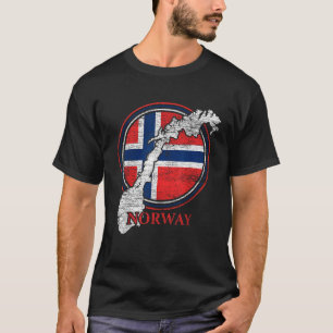 Camiseta Nórdica Escandinávia Orgulhosa País de pavilhão no