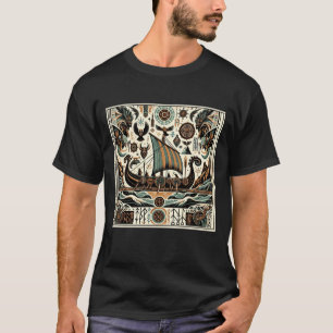 Camiseta Nórdicas Vikings: Uma Saga do Mar Antigo