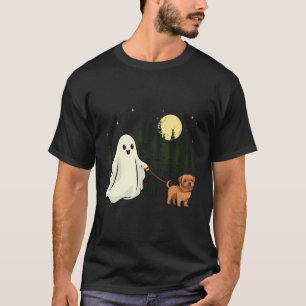 Camiseta Norfolk Terrier Walking Ghost Halloween Crianças E