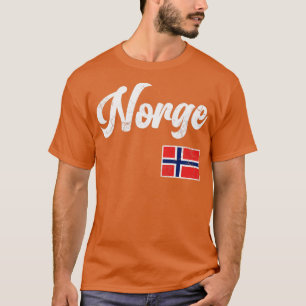 Camiseta Norge Flag Noruega Família Norueguesa
