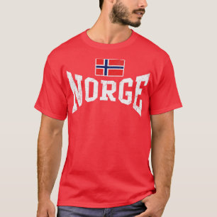 Camiseta Norge Norway Flag Norueguês Vintage Faded