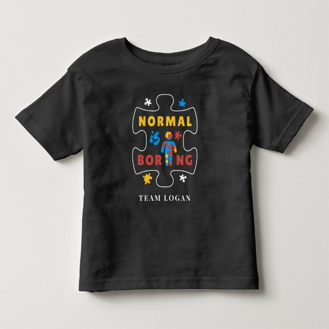 Camiseta Normal é Chato Equipe da Campanha de Conscientizaç (Frente)