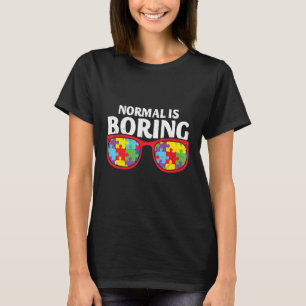 Camiseta Normal é uma consciência autista chata
