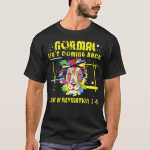 Camiseta Normal não está voltando de volta ao leão cristão