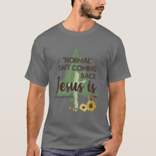 Camiseta Normal não está voltando Jesus é