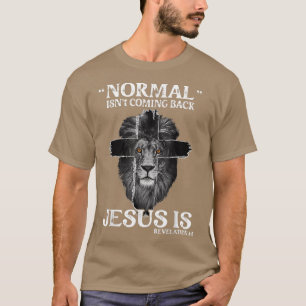 Camiseta Normal não está voltando Jesus é Revelação 14 Cr