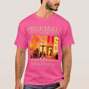 Camiseta Normal Não Está Voltando Jesus É Vintage Cross