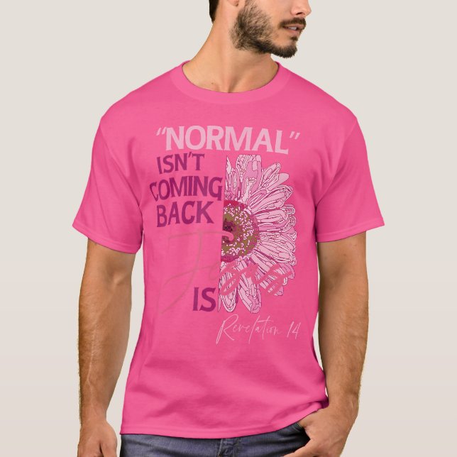 Camiseta Normal Não Está Voltando Jesus Está (Frente)