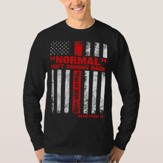 Camiseta Normal não está voltando, mas Jesus é a revolução