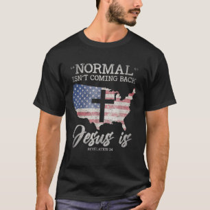 Camiseta Normal não está voltando, mas Jesus é a revolução