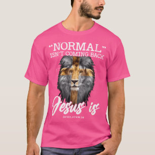 Camiseta Normal Não Está Voltando Mas Jesus É Cristo Cruzad