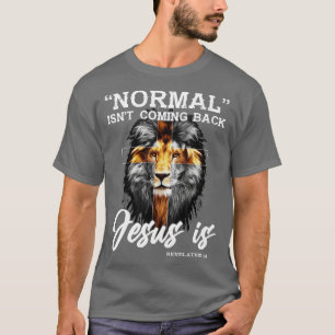 Camiseta Normal Não Está Voltando Mas Jesus É Revelação 14