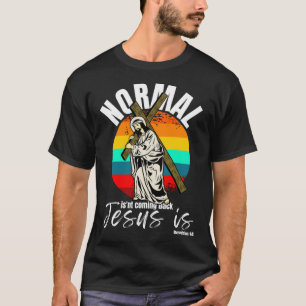Camiseta Normal não volta Jesus é Cruz Cristã