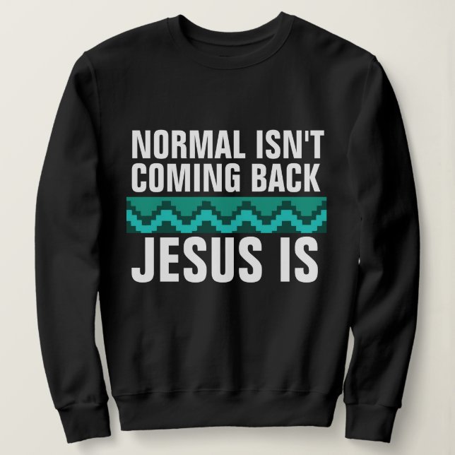 CAMISETA NORMAL NÃO VOLTA, JESUS ESTÁ, NATAL (Frente do Design)
